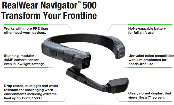 realwear navigator 500 augmented reality glasses